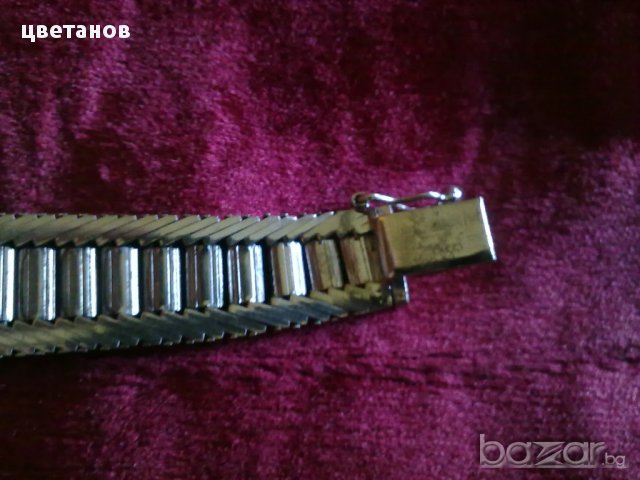 стара сребърна гривна с рубини и 18 к.злато, снимка 6 - Антикварни и старинни предмети - 16432046