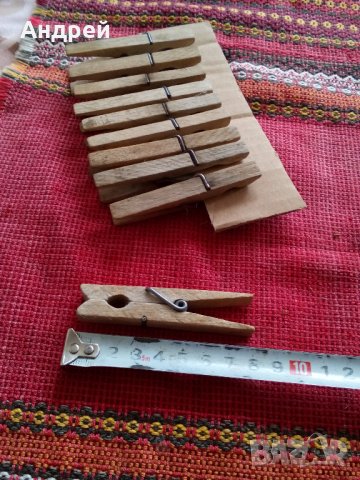 Стари дървени щипки, снимка 4 - Антикварни и старинни предмети - 22869336