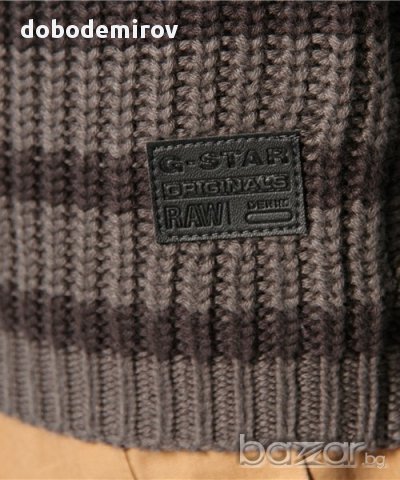 Нов пуловер G Star Wairdon Stripe Jumper, оригинал, снимка 9 - Пуловери - 15651692