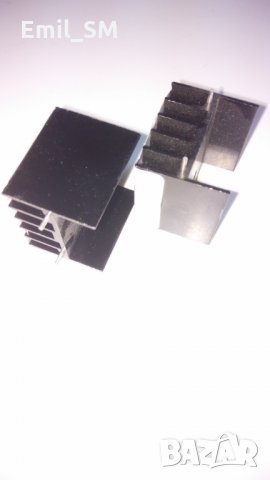 10 бр. Охлаждащи алуминиеви радиатори за електрониката(оксидирани) с размери 30х30х25 мм. , снимка 3 - Друга електроника - 22875417