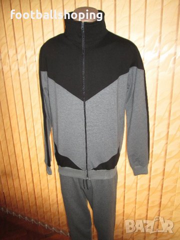 Памучни Мъжки анцузи - сиво с черно - 100% Българско производство, снимка 8 - Спортни дрехи, екипи - 21563219