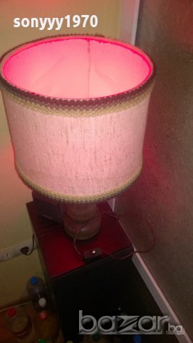 ретро-нощна лампа-внос швеицария 50/30см-от швеицария, снимка 16 - Антикварни и старинни предмети - 9002179