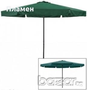 Градински чадър Merida 292 см. диаметър 8 спици и страни . Цвят СИН, снимка 13 - Други инструменти - 18482555