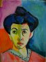 Анри Матис - портрет 1905г. - копие, снимка 1 - Картини - 22362894