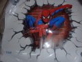 ДУПКА стикер постер за стена спайдърмен 3d Spiderman лепенка декорация, снимка 2