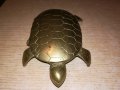 антика костенурка-ретро колекция-мед/месинг-внос франция, снимка 7