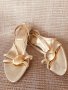 Златисти кожени сандали ROLLINI, снимка 2