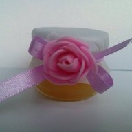 Подарък за гостите - Бурканче мед в розово, снимка 5 - Сватбени аксесоари - 10235708