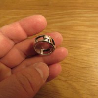 Моторджийски мъжки сребърен пръстен - уникален модел, снимка 7 - Пръстени - 24685927
