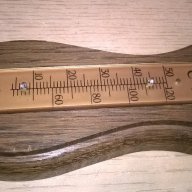 Ретро барометър-40/12см-дърво и месинг-внос швеицария, снимка 10 - Антикварни и старинни предмети - 16404019