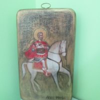 икона Свети Мина, снимка 5 - Икони - 25852956