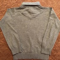 Елегантен, памучен пуловер с риза от Англия, снимка 9 - Детски пуловери и жилетки - 24183927