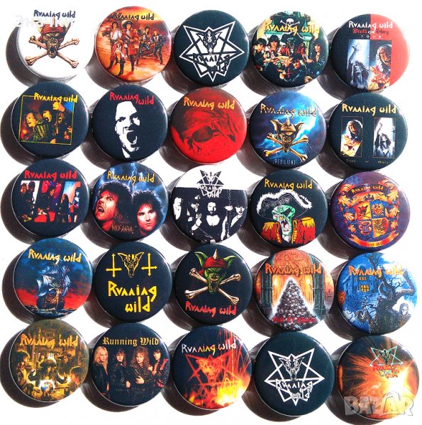 Значки на Running Wild, снимка 1