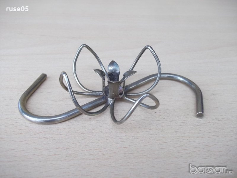 Свещник за една свещ - 41,3 гр., снимка 1