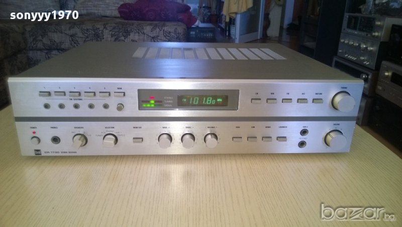 dual cr 1730 stereo receiver-внос швеицария, снимка 1