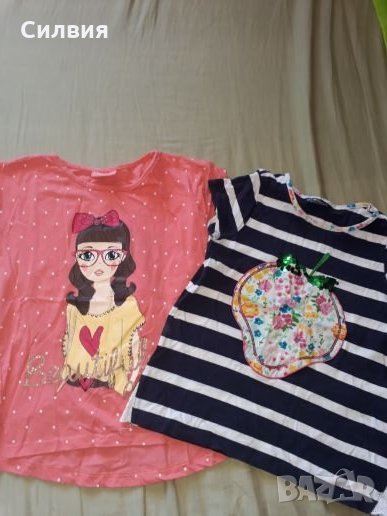 Три блузки,две са размер 116-122 и една 128, снимка 1