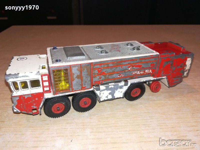 made in germany-маркова пожарна метална кола-20х6х5см, снимка 1