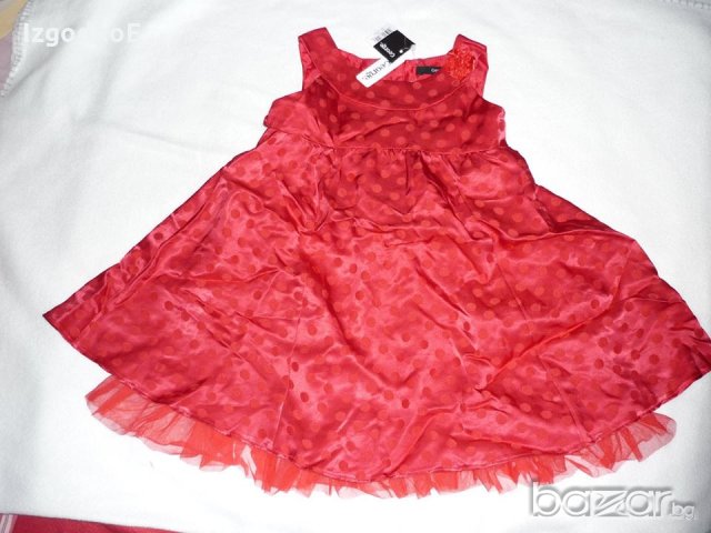 Нова червена рокля George, снимка 5 - Детски рокли и поли - 21085671