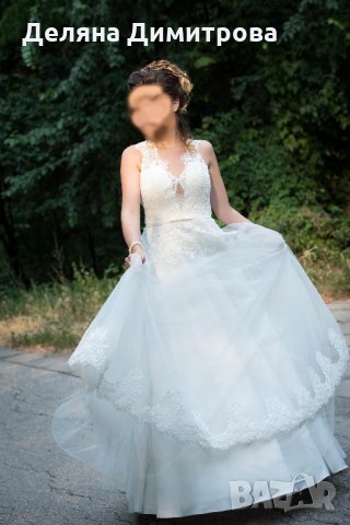 Уникална булчинска рокля с турска дантела и гол гръб ПРОМО, снимка 10 - Рокли - 25066889