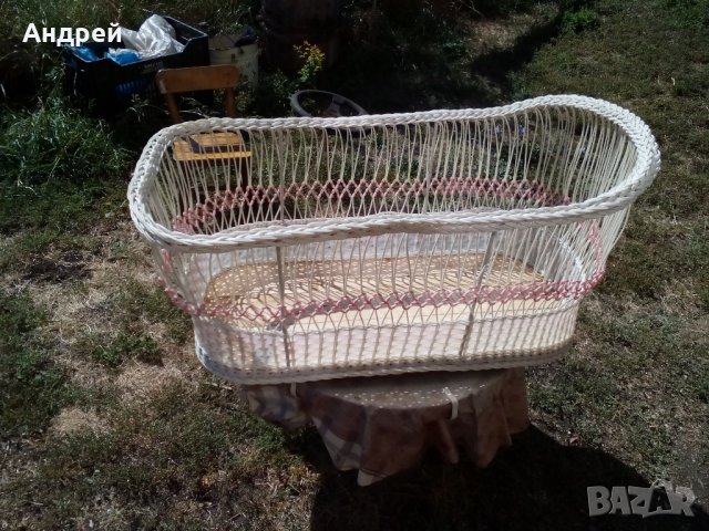 Старо бебешко кошче #2, снимка 3 - Антикварни и старинни предмети - 23042494