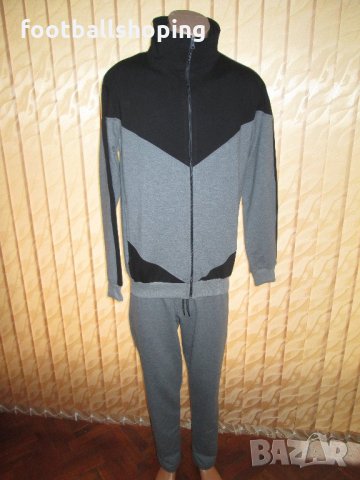 Памучни Мъжки анцузи - сиво с черно - 100% Българско производство, снимка 9 - Спортни дрехи, екипи - 21563219