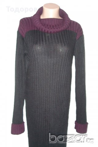 ПЛЕТИВО - УНИКАЛНА ФРЕНСКА РОКЛЯ ЗА ВИСОКА ДАМА L, снимка 2 - Рокли - 12491202