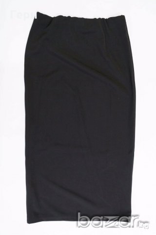 Черна вталена пола с висока талия марка by Hellene - M, снимка 5 - Поли - 18222417