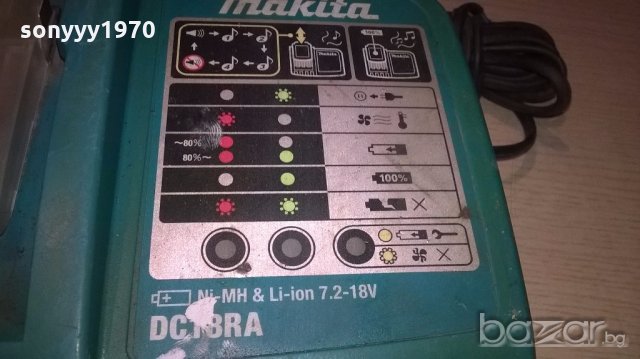 Makitta dc18rat-ni-mh & li-ion charger 7.2-18v/9amp-внос швеицария, снимка 6 - Други инструменти - 18198180