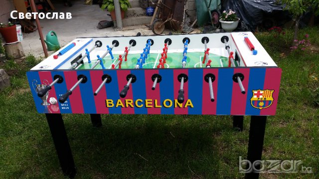 Джага Футбол на маса Барселона, снимка 4 - Джаги - 14838251