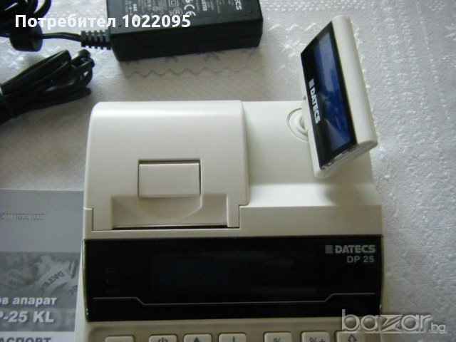 Касов апарат Datecs Dp-25 Kl, снимка 3 - Търговско оборудване - 10811329