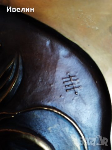 картина-бронзова композиция, снимка 4 - Антикварни и старинни предмети - 26162226