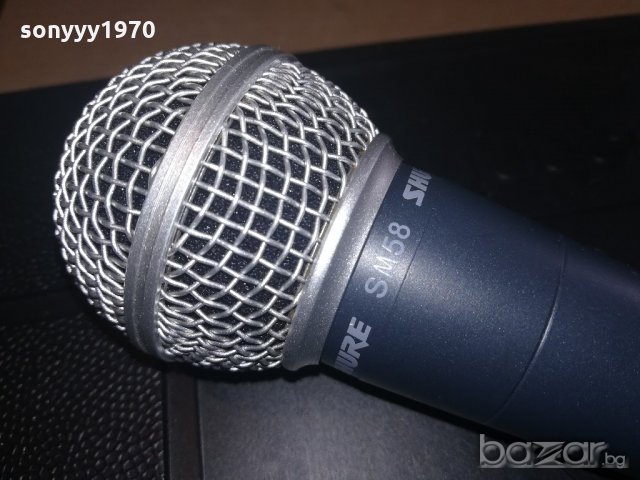 shure sm58-microphone-професионален-жичен, снимка 2 - Микрофони - 20974109