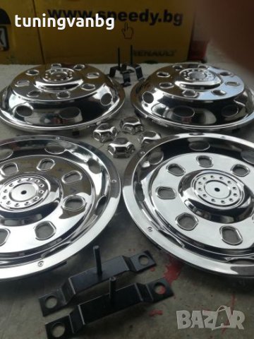 оригинални неръждаеми тасове 16 цола за Iveco Daily, снимка 3 - Гуми и джанти - 26001408