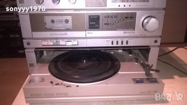 toshiba sl-10 ampli/tuner/deck/turntable-made in japan-swiss, снимка 4 - Ресийвъри, усилватели, смесителни пултове - 24433166