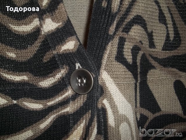 Дамска жилетка - туника в зеброва шарка  BONITA - № XL, снимка 3 - Жилетки - 13211227