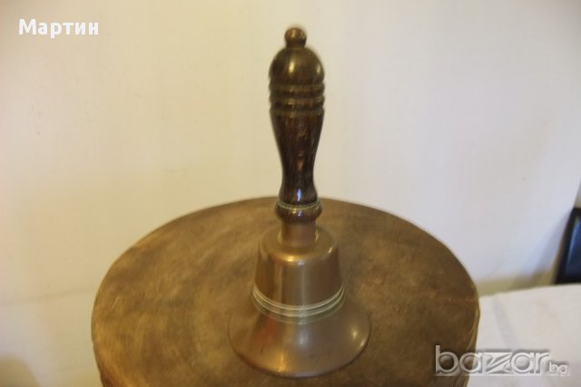 Колекционерска масивна бронзова - камбана - 1бр.(00935), снимка 2 - Антикварни и старинни предмети - 13075330