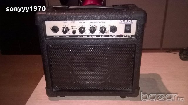китарен усилвател-кубе-25х23х13см-внос англия, снимка 3 - Ресийвъри, усилватели, смесителни пултове - 19656783