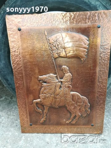 картина ретро колекция-рицар на кон 50х40см-внос швеицария, снимка 6 - Колекции - 20272048