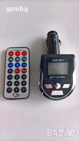 MP3 FM трансмитер с  дистанционно, снимка 1 - Аксесоари и консумативи - 24589837