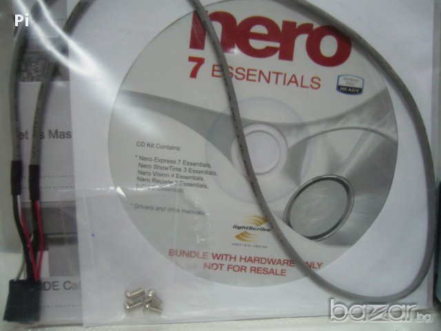 НОВА записвачка DVDRW IDE, ATA, CD/DVD-R/RW DL MultiRecorder + 2 Covers + Nero, снимка 8 - Външни хард дискове - 11752961