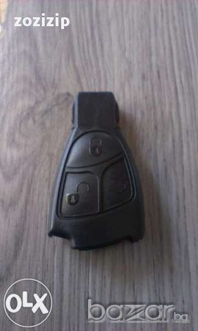 Кутийка ключ,дистанционно за Mercedes C, E с 3 бутона