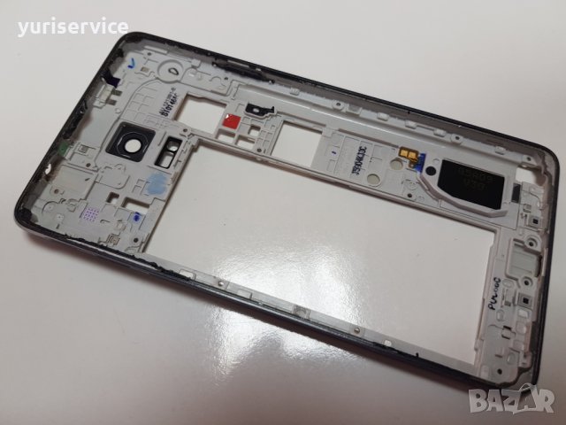 Оригинална средна рамка със стъкло за камера за Samsung Note 4, снимка 2 - Резервни части за телефони - 24793501