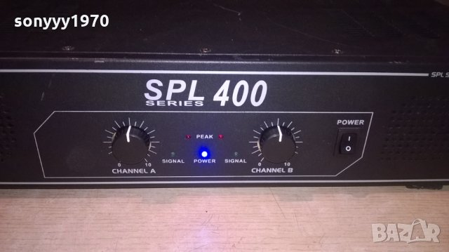 skytec spl400 stereo amplifier-внос швеицария, снимка 6 - Ресийвъри, усилватели, смесителни пултове - 22600320