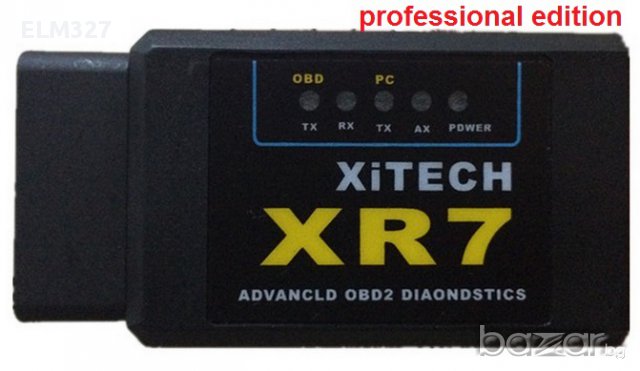 XR7® ELM327 OBD2 Bluetooth универсален кодчетец за автодиагностика - Professional Edition, снимка 4 - Аксесоари и консумативи - 8411249