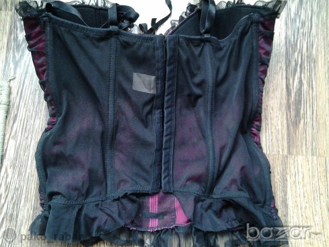 много секси цикламен корсет, снимка 3 - Корсети, бюстиета, топове - 6982313