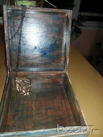 Кутия винтидж декупаж, снимка 3 - Декорация за дома - 15238264