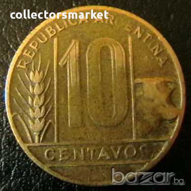 10 центаво 1949, Аржентина