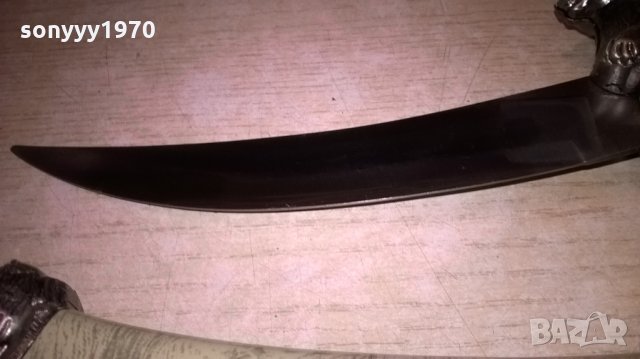 Сувенирен нож с ножница-мечок-35х9см-внос швеицария, снимка 14 - Колекции - 23655174