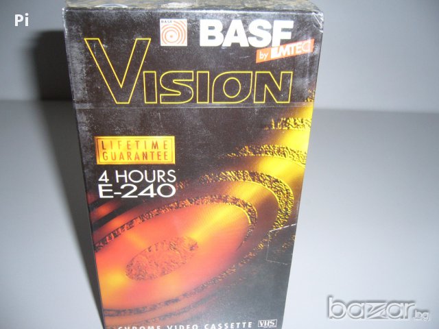 Видеокасета VHS BASF 240мин. Vision - НОВА, снимка 2 - Други жанрове - 10740753