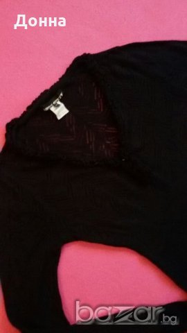 Блуза черна Miss Sixty, снимка 2 - Блузи с дълъг ръкав и пуловери - 20836882